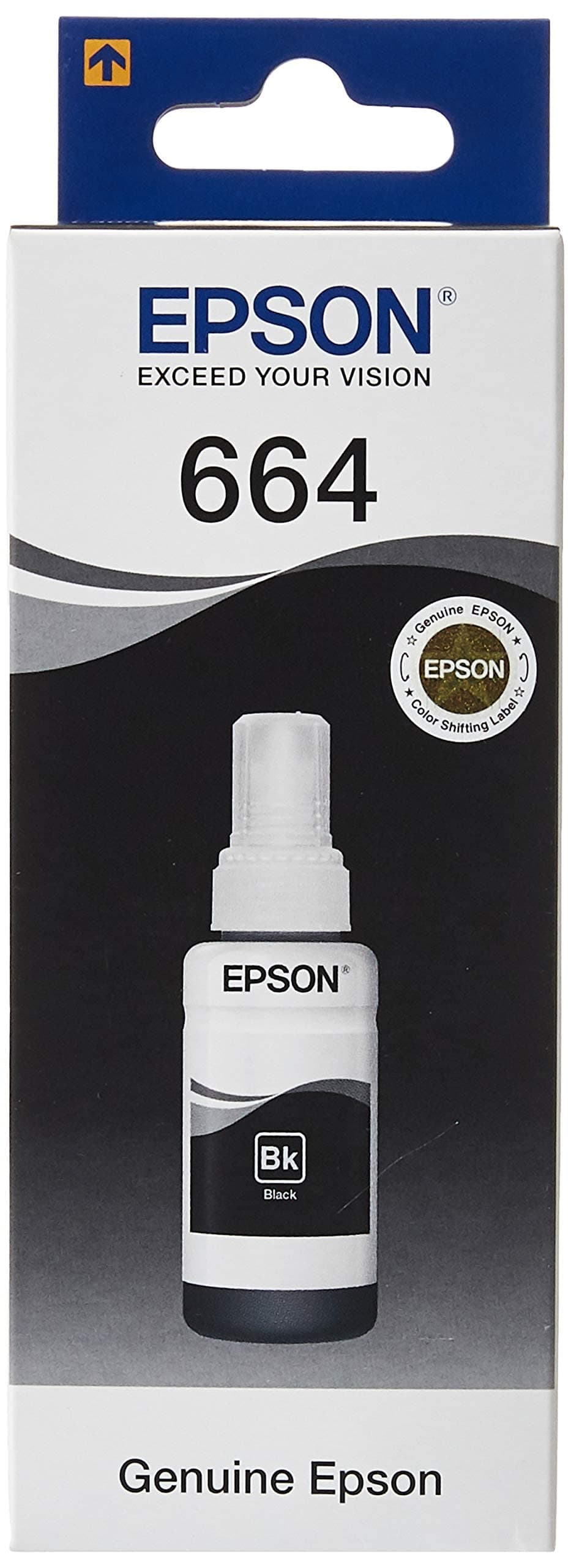 Бутилка с черно мастило Epson T6641 70 мл