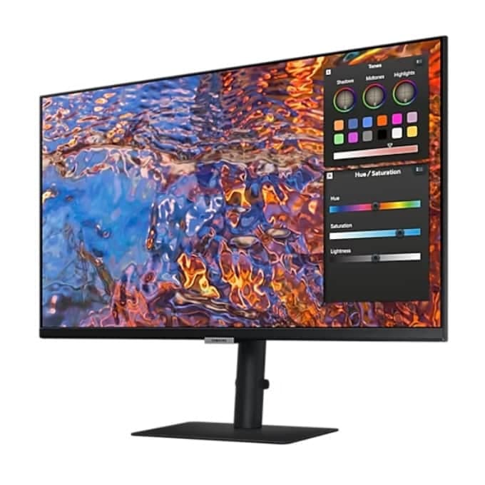 Samsung 27B800, 27" IPS LED, 60 Hz, 5 ms GTG, 3840x2160, 300 cd/m2, Flicker Free, PBP, PIP, USB-C 90W, 3xUSB 3.0, Display Port 1.4, 2xHDMI 2.2, Black