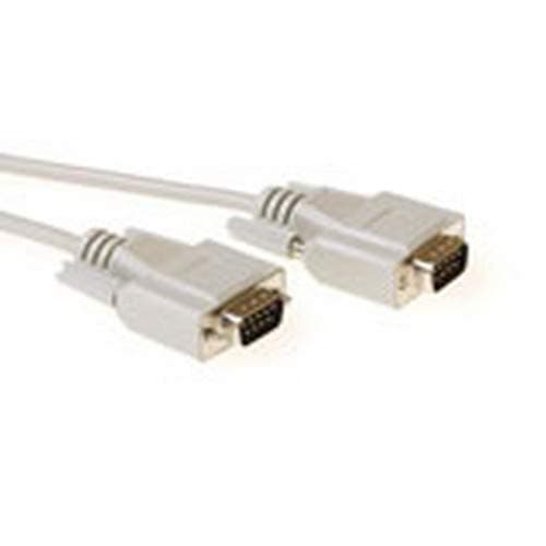 Кабел ACT AK2185, от D-Sub 9pin(м) към D-Sub 9pin(м), 1.8m, бял