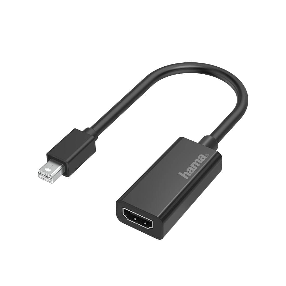 Преходник HAMA 200332, от Mini DisplayPort(м) към HDMI(ж), черен
