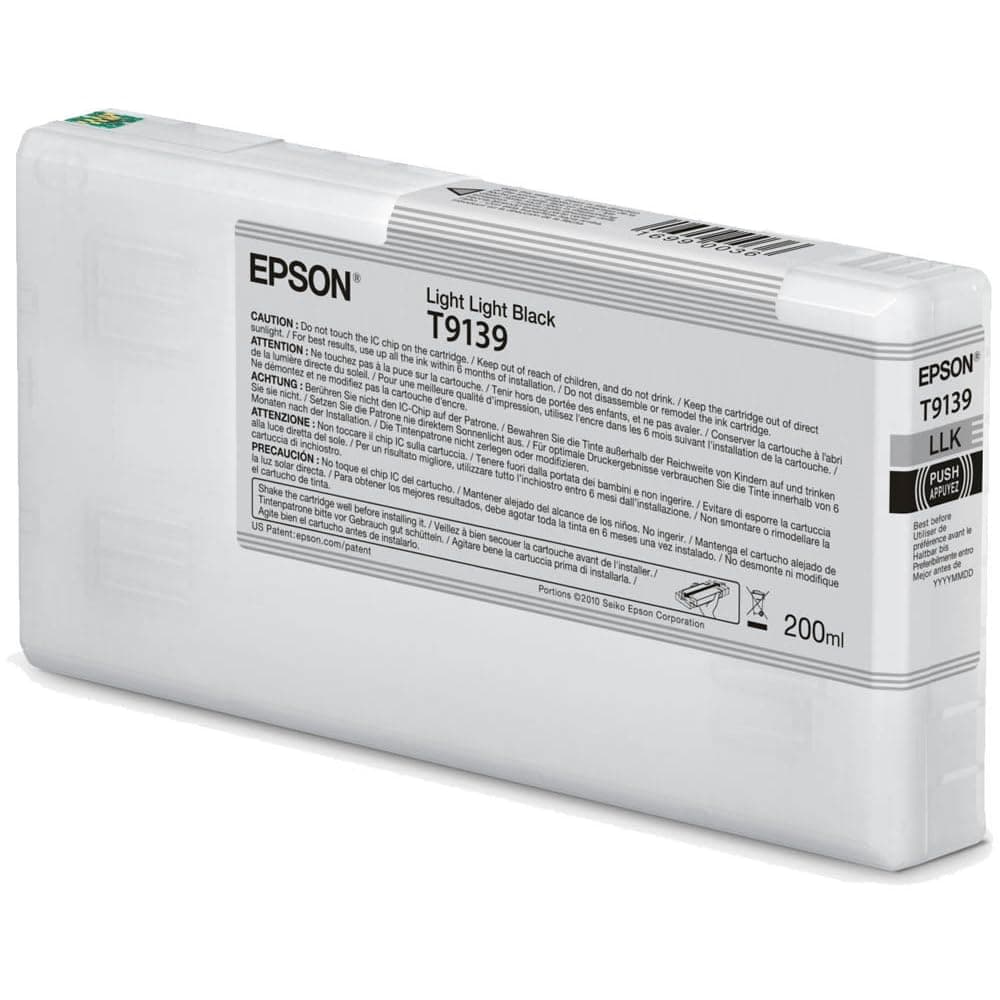 Epson T9139 Light Light Black Ink Cartridge (200 ml)