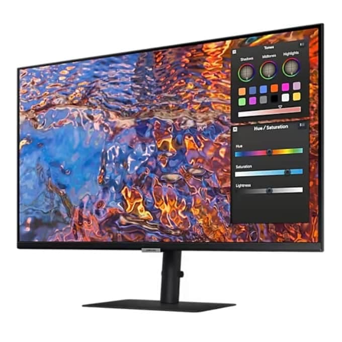 Samsung 32B800 32" IPS LED, 60 Hz, 5 ms GTG, 3840x2160, 300 cd/m2, Flicker Free, PBP, PIP, USB-C 90W, 3xUSB 3.0, Display Port 1.4, 2xHDMI 2.2, Black