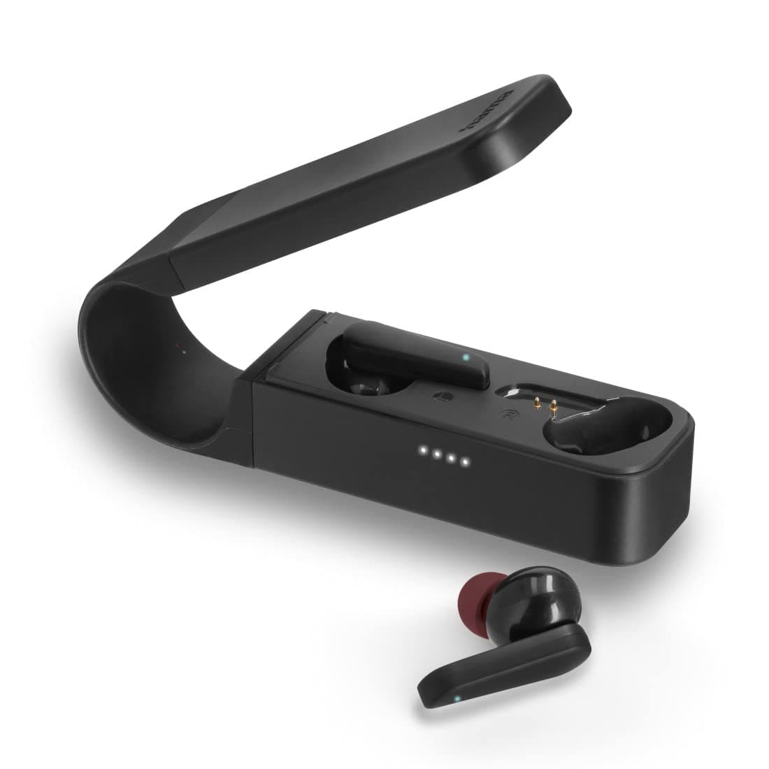 Слушалки Hama Spirit Pocket Black, безжични, Bluetooth, микрофон, до 6 часа време на работа, черни