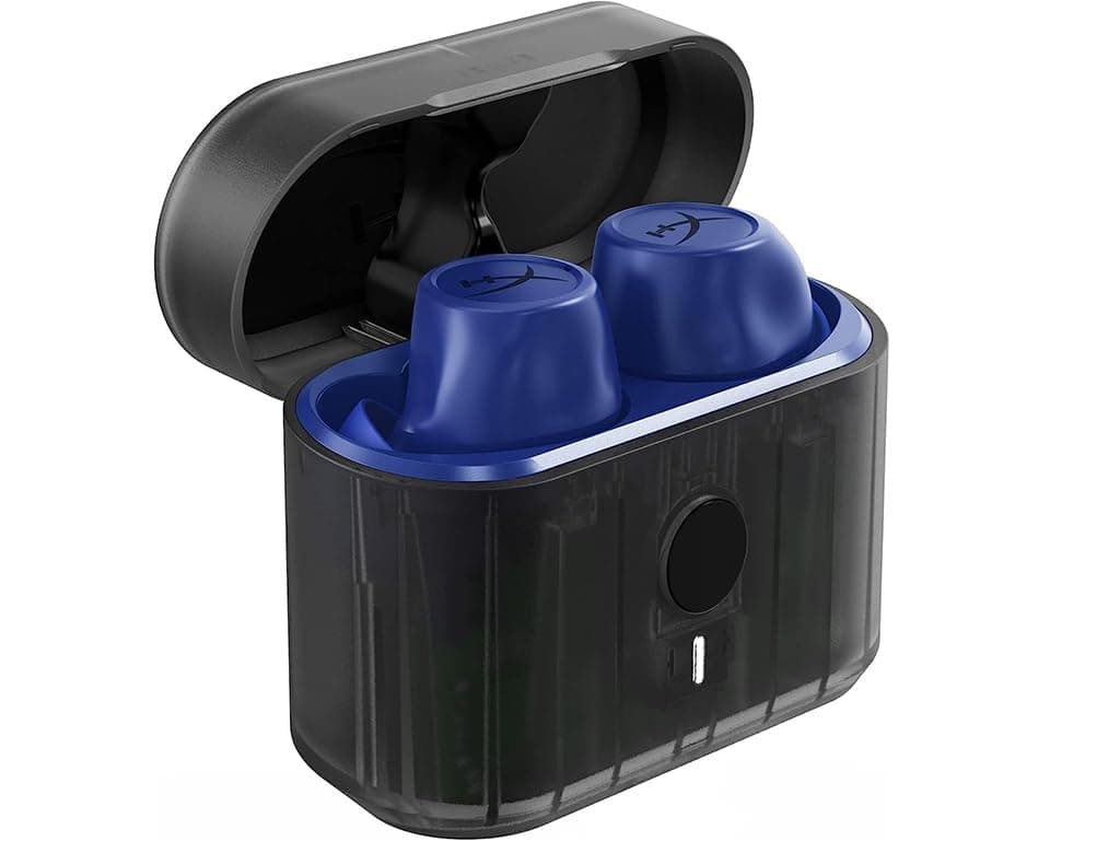 Слушалки HyperX Cirro Buds Pro, безжични, микрофон, ANC шумопотискане, до 4 часа време на работа, IPX4 водоустойчивост, Bluetooth, сини