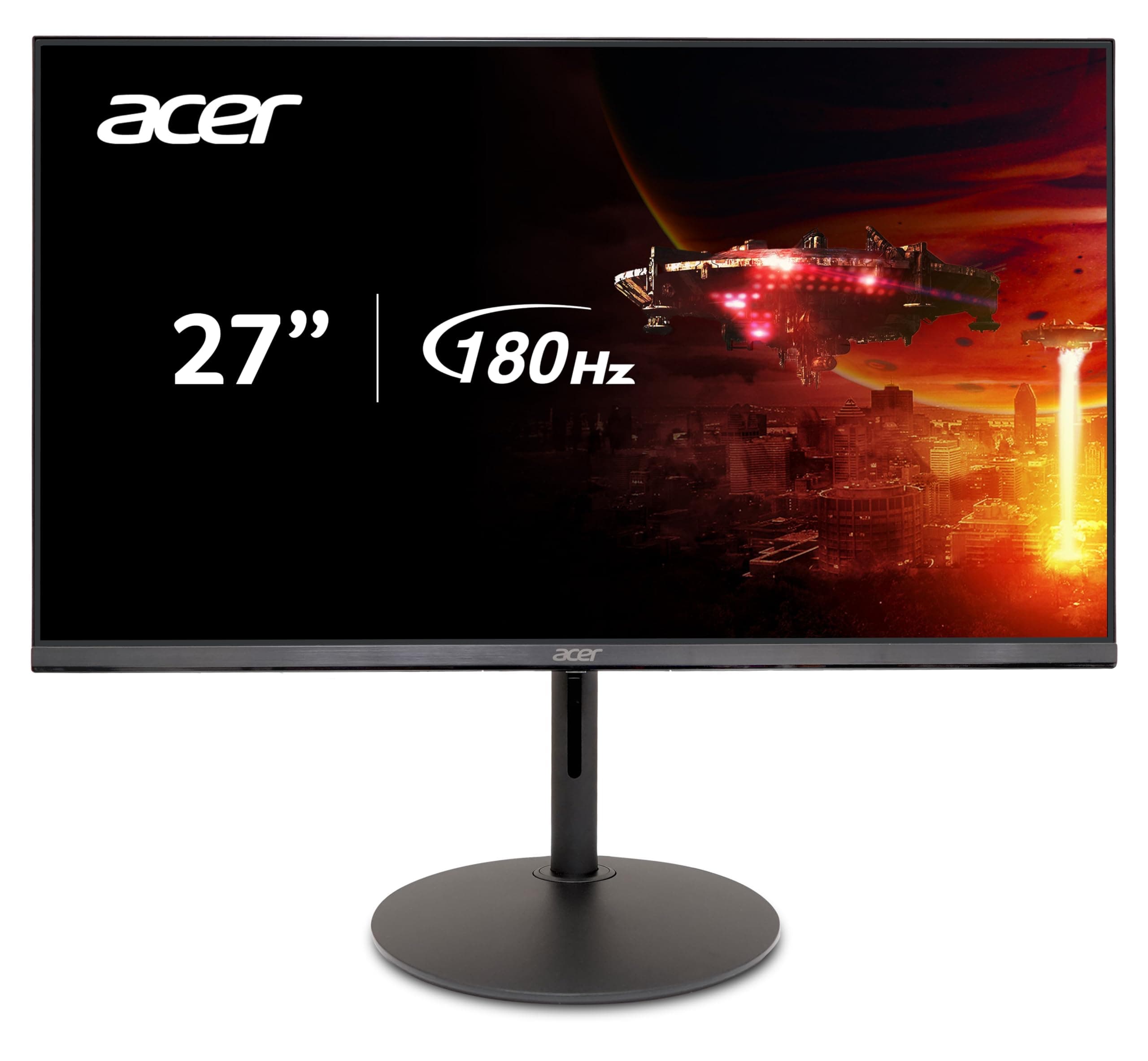 Acer Nitro XF240YM3biiph, 23.8" IPS, Anti-Glare, LED, ZeroFrame, FreeSync, 180Hz,1ms(VRB), 100M:1, 250nits, FHD (1920x1080), sRGB99%, DP, 2xHDMI, BlueLightShield, Tilt, Swivel, Черен