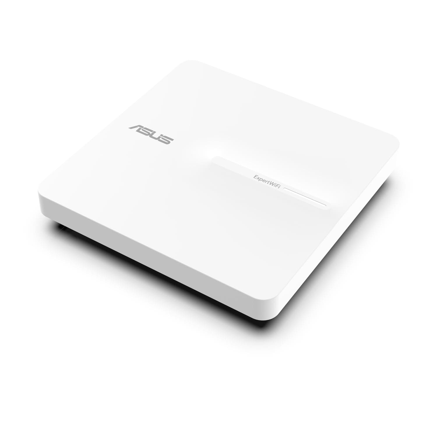 Asus Business PoE Access Point ExpertWiFi EBA63, AX3000, Dual-Band, Quad-Core 1.7GHz CPU, 256MB/512MB Flash/RAM, Gigabit, OFDMA, Beamforming, WPA, WPS, SSH, 5 SSIDs, SDN, PoE & PoE+, стенен монтаж/таван, бял