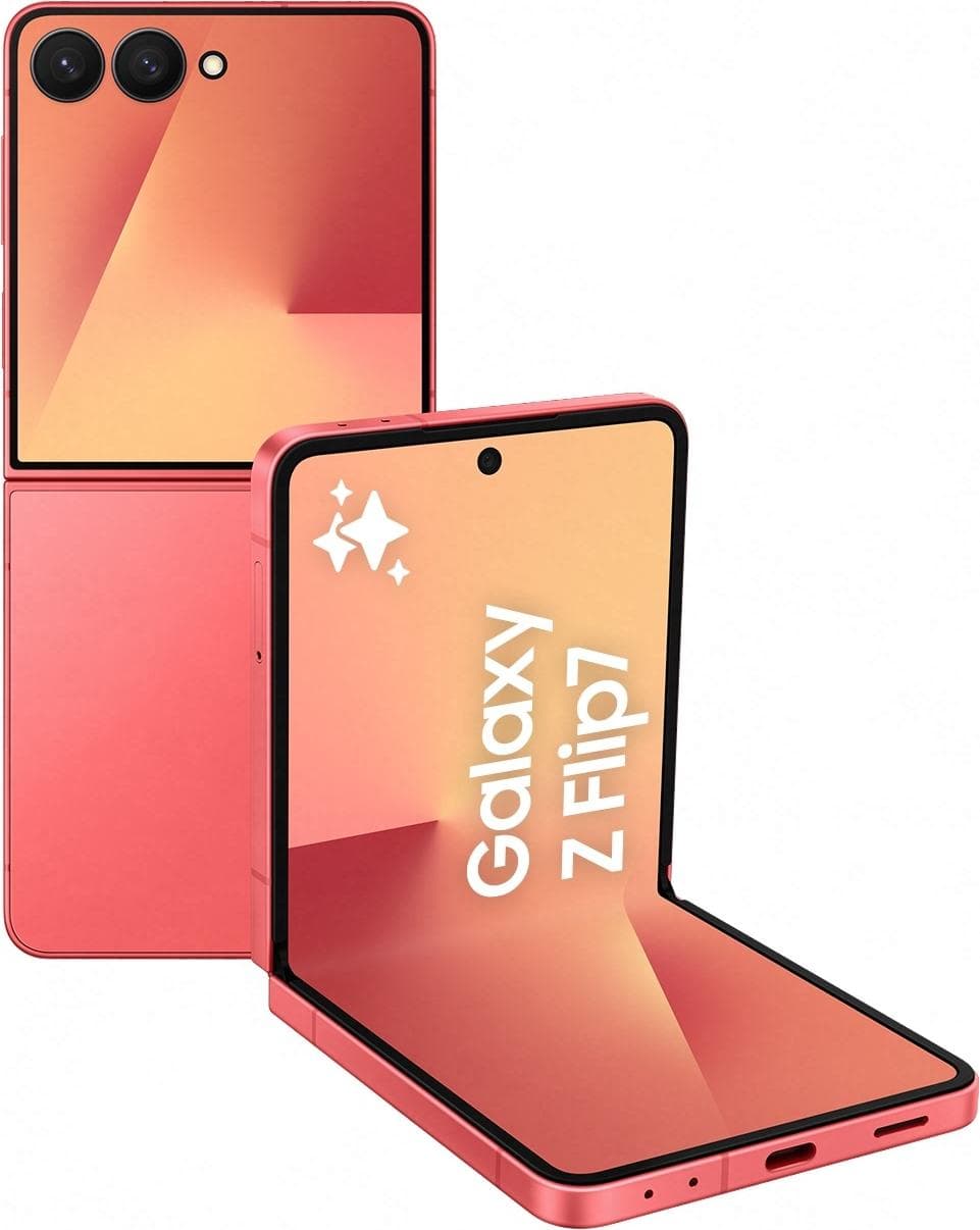 Samsung SM-F766 GALAXY Flip7 5G 256GB 12GB RAM Dual SIM Coral Red