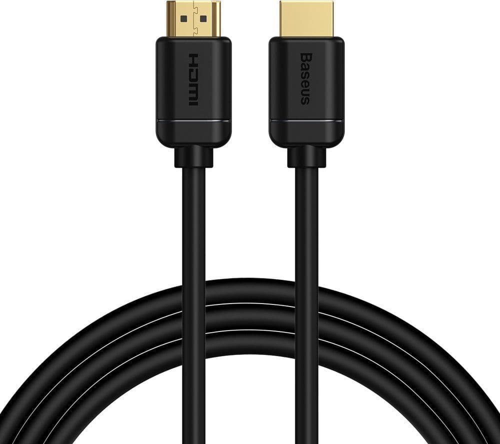 4K HDMI към HDMI кабел (200 см) - Baseus 4K HDMI 2.0 Male To HDMI Male Cable (черен)