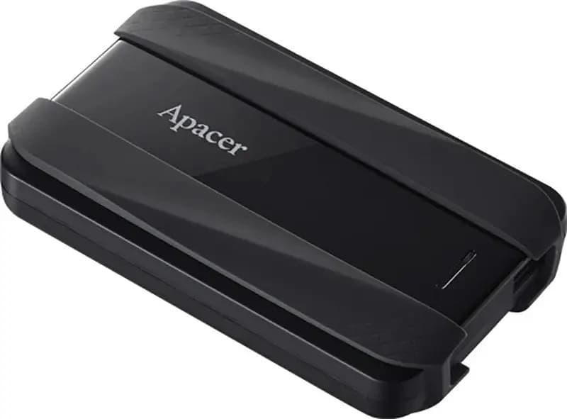 Apacer AC533, 2TB 2.5" SATA HDD USB 3.2 Portable Hard Drive Plastic / Rubber Jet black
