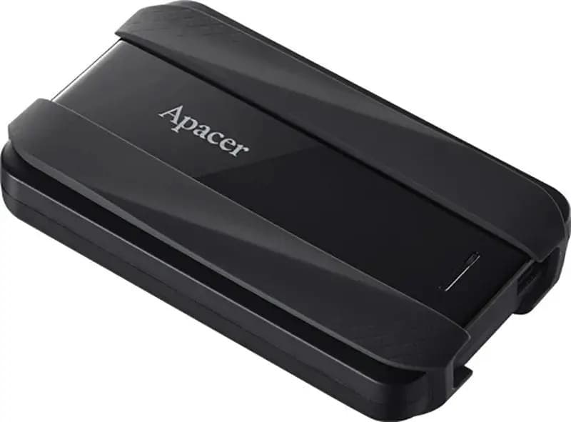 Apacer AC533, 5TB 2.5" SATA HDD USB 3.2 Portable Hard Drive Plastic / Rubber Jet black