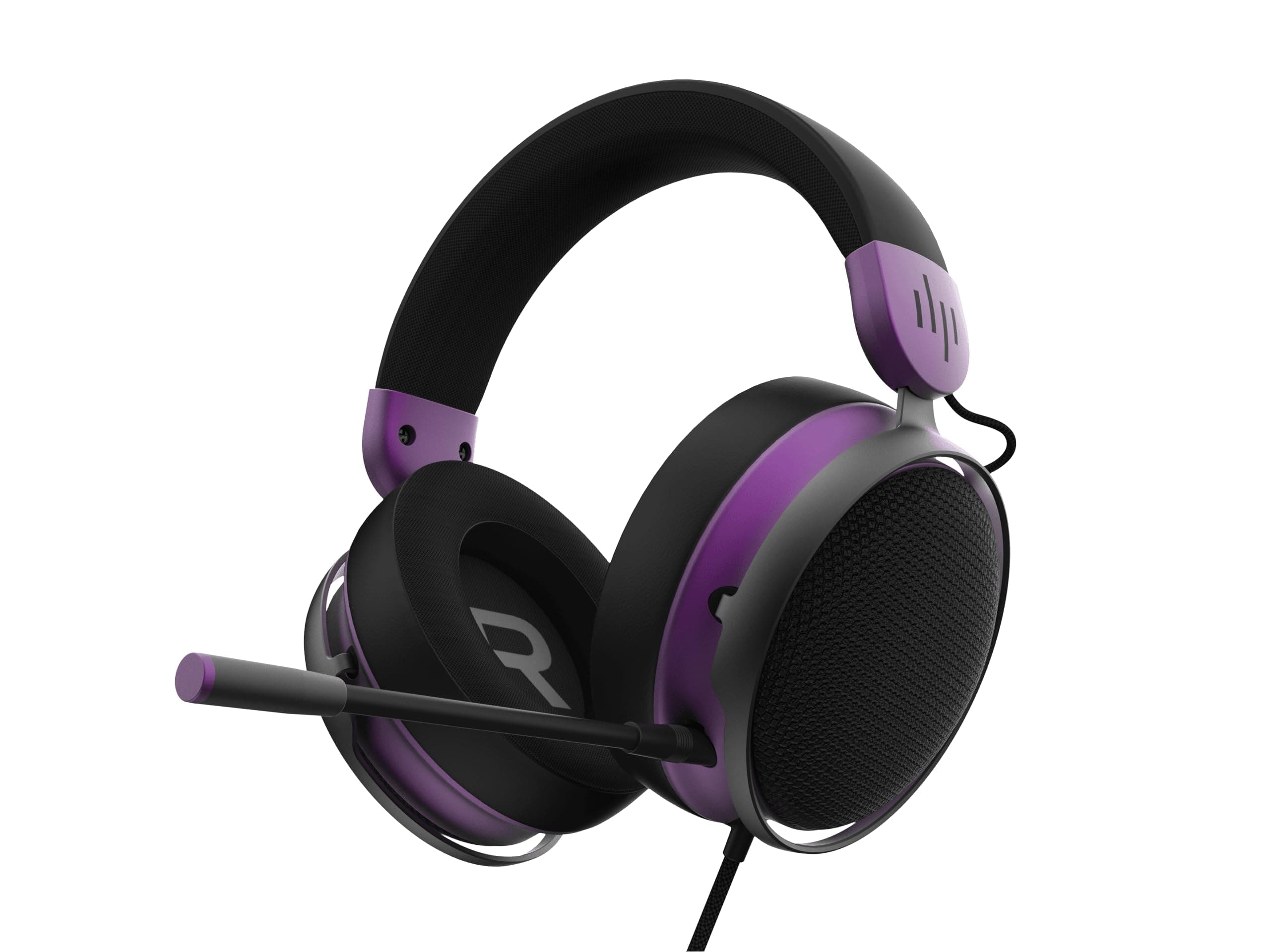 Слушалки Dark Project Sono, безжични, Bluetooth, USB, микрофон, 53mm неодимови говорители, до 25 часа време на работа, гейминг, черно-лилави