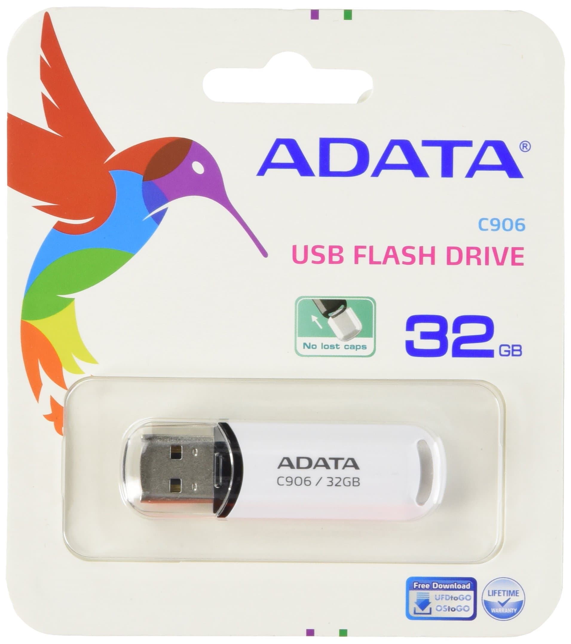 ADATA C906 32GB USB 2.0 Бял