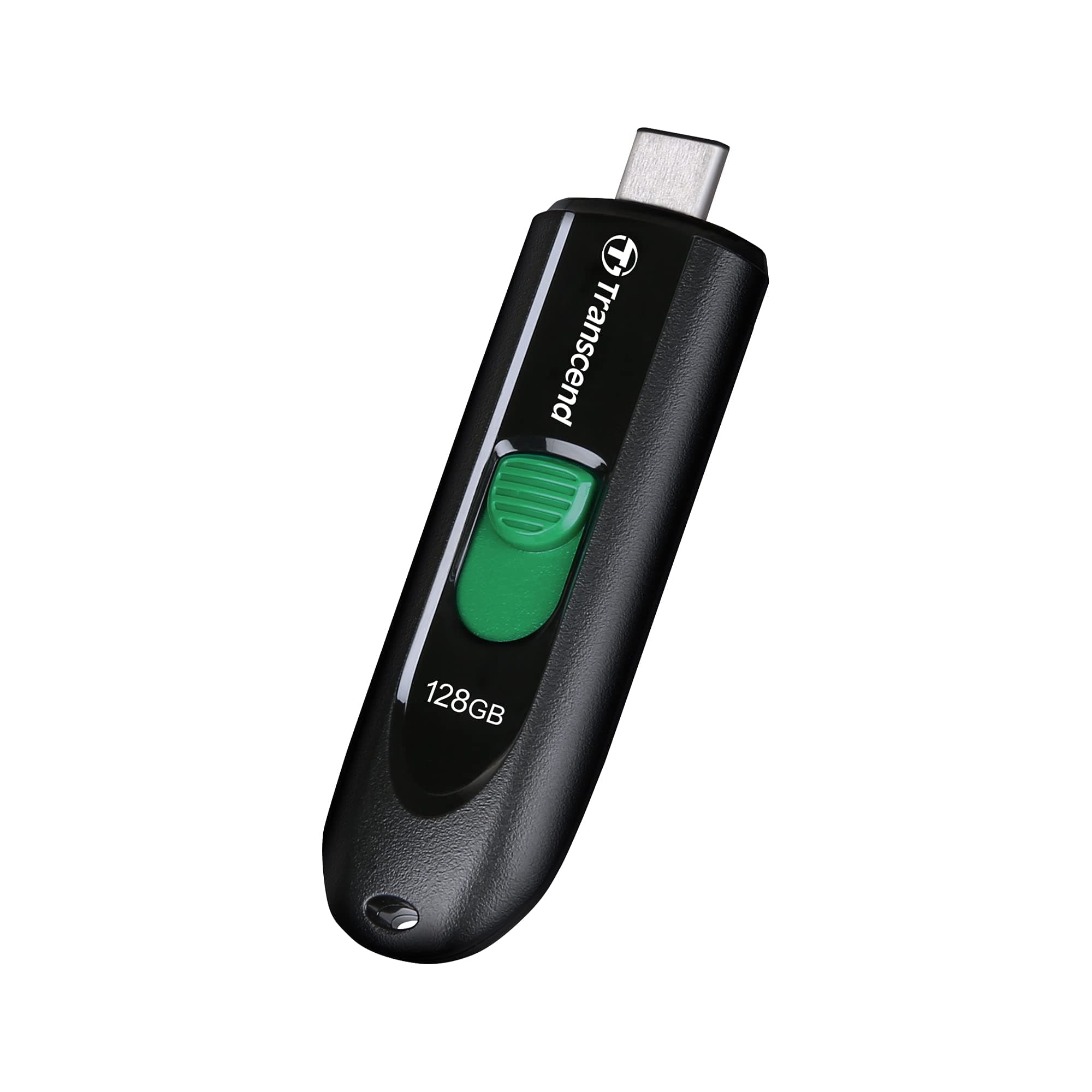 Transcend 128GB, USB3.2, Pen Drive, Type-C, Capless, Черен