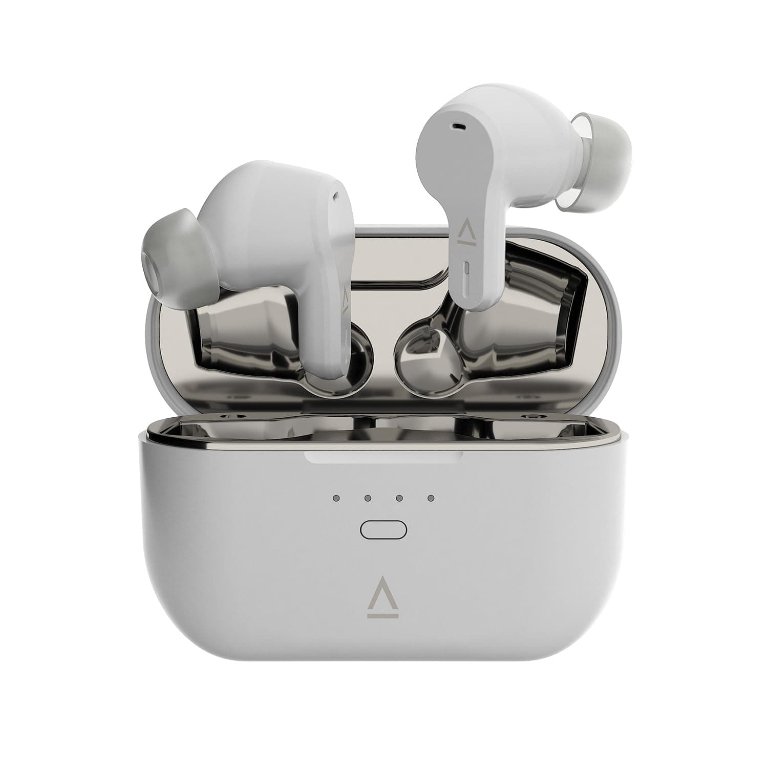 Слушалки Creative Zen Air SXFI, безжични, Bluetooth, 6 MEMS микрофона, тип "тапи", 10mm неодимови говорители, ANC шумопотискане, IPX5 защита, сиви