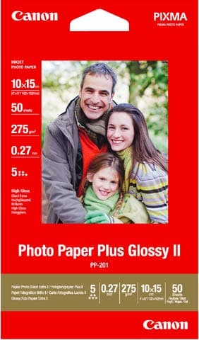 Canon Plus Glossy II PP-201, 10x15 cm, 50 sheets