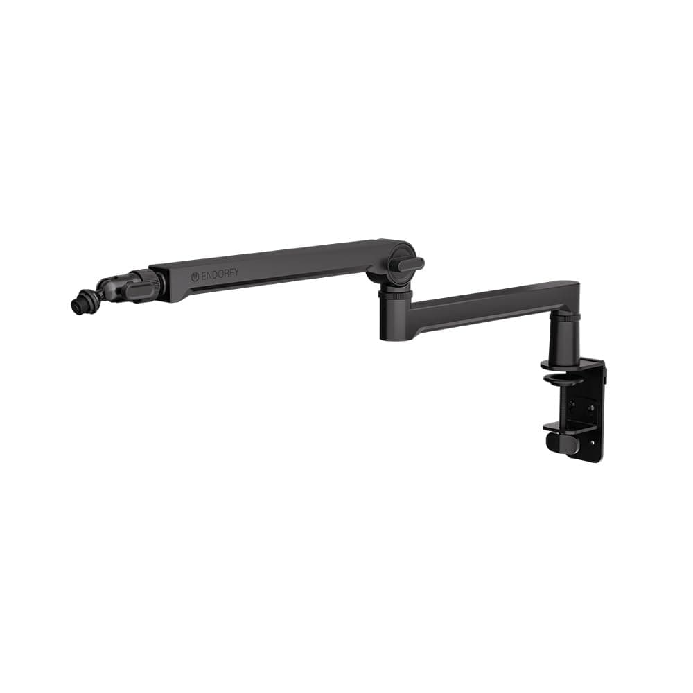 Стойка за микрофон Endorfy Broadcast Low Profile Boom Arm, регулируема, канал за кабели, черна
