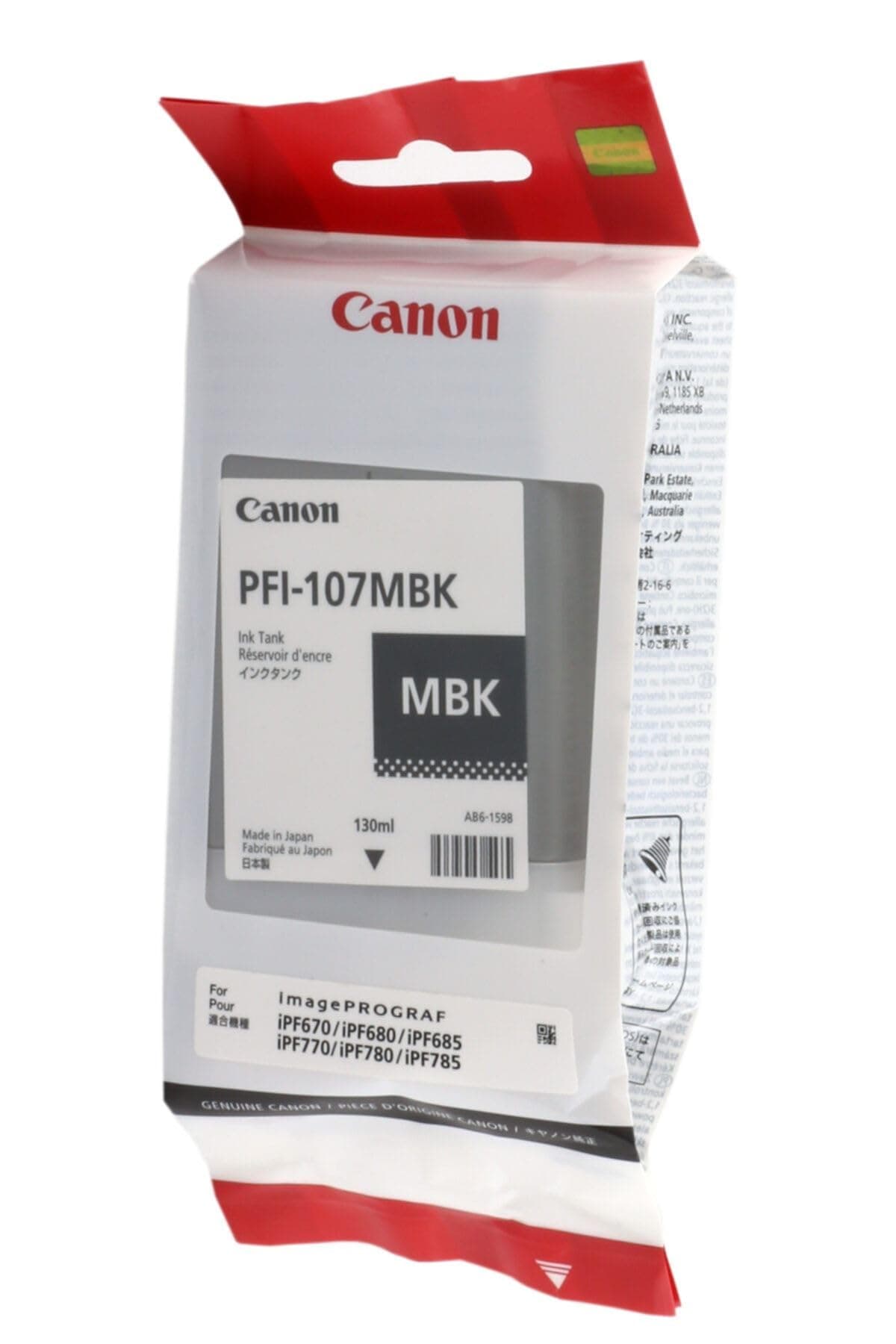 Canon PFI-107, Matte Black