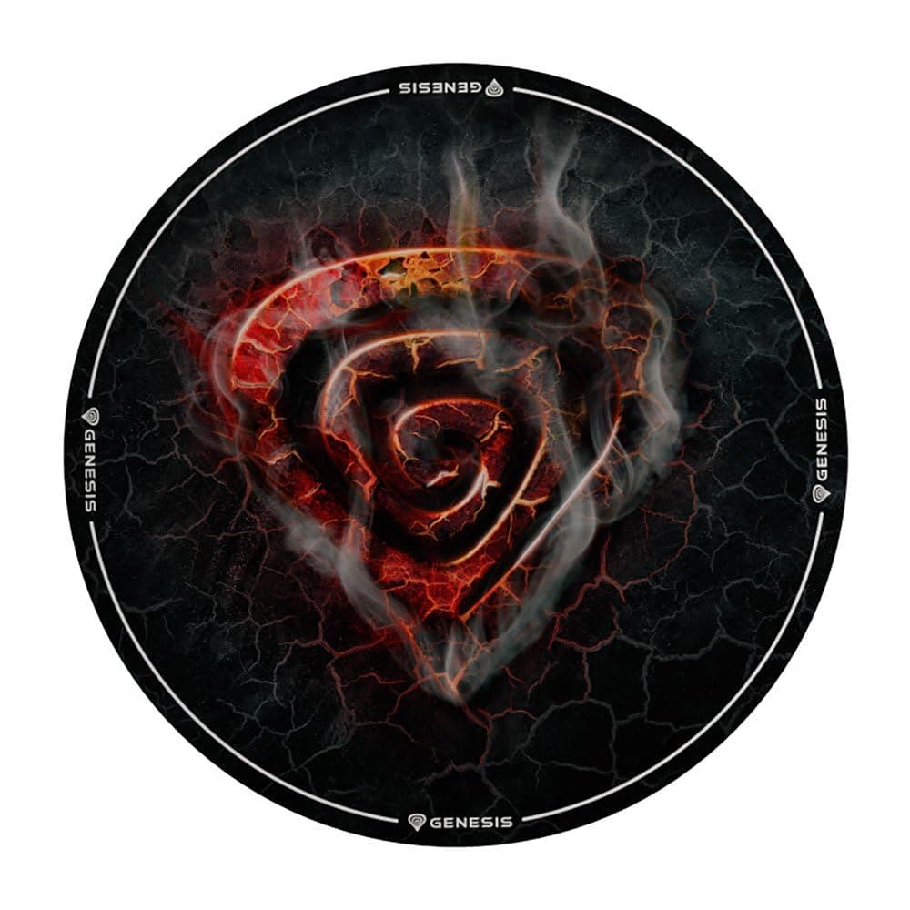 Genesis Protective Floor Mat Tellur 400 Round Lava 100cm