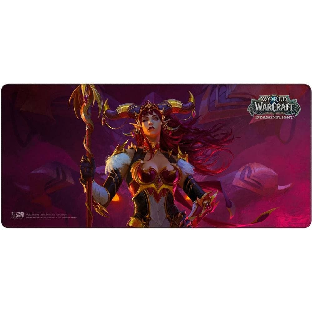 Подложка за мишка Blizzard World Of WarCraft Dragonflight - Alexstrasza XL, гейминг, разноцветна, 900 x 420 x 4 мм