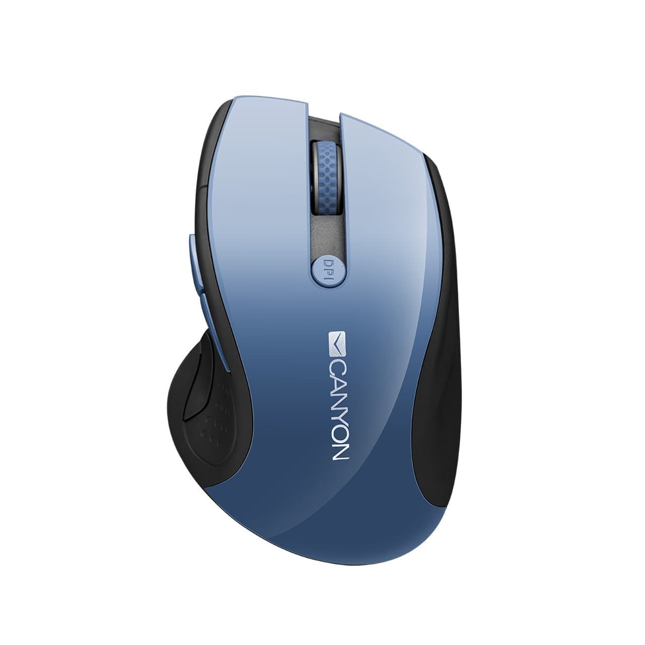 Мишка Canyon CNS-CMSW01BL, оптична(1600 dpi), безжична, USB, синя