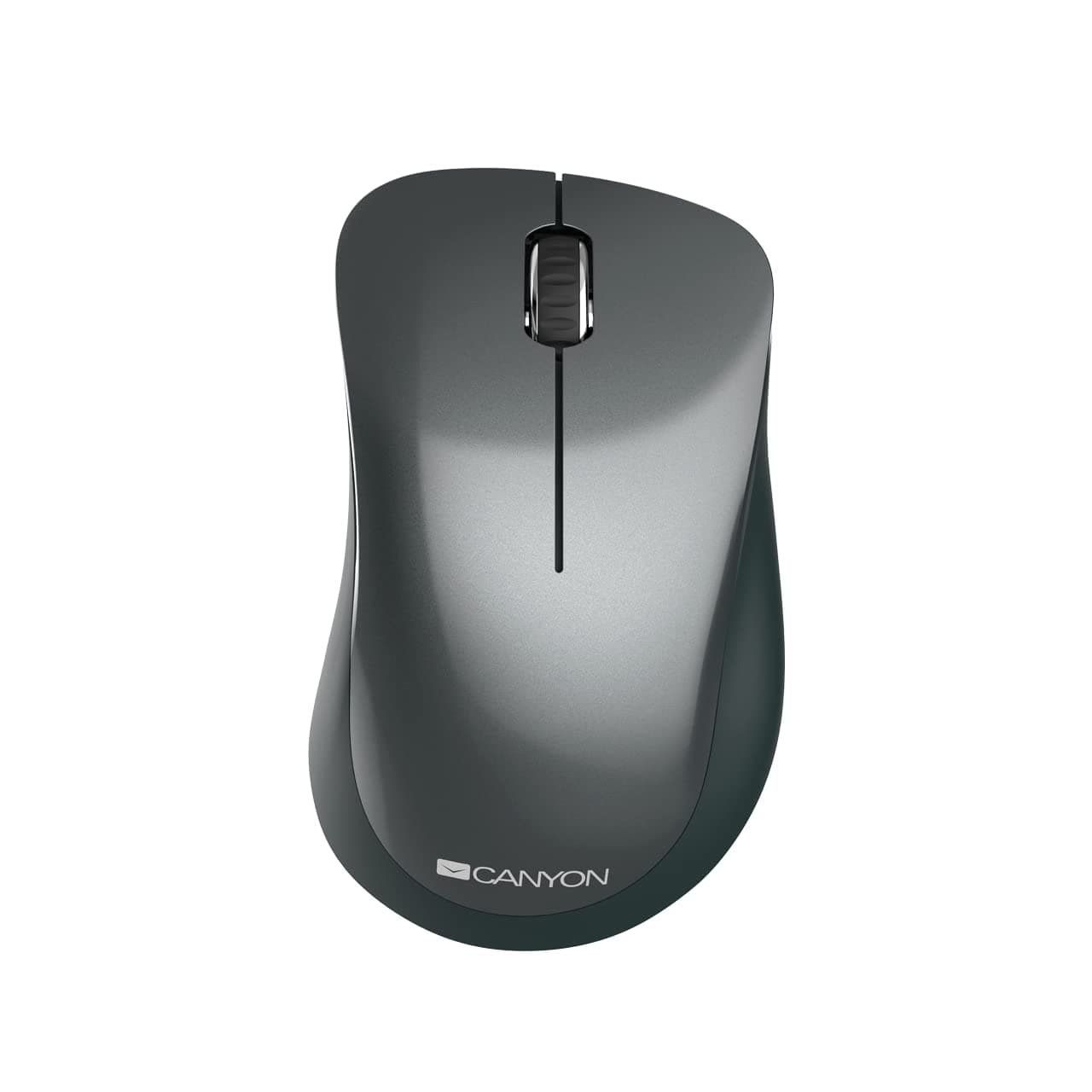 Мишка Canyon MW-11 CNE-CMSW11B, оптична (1200 dpi), безжична, USB, черна