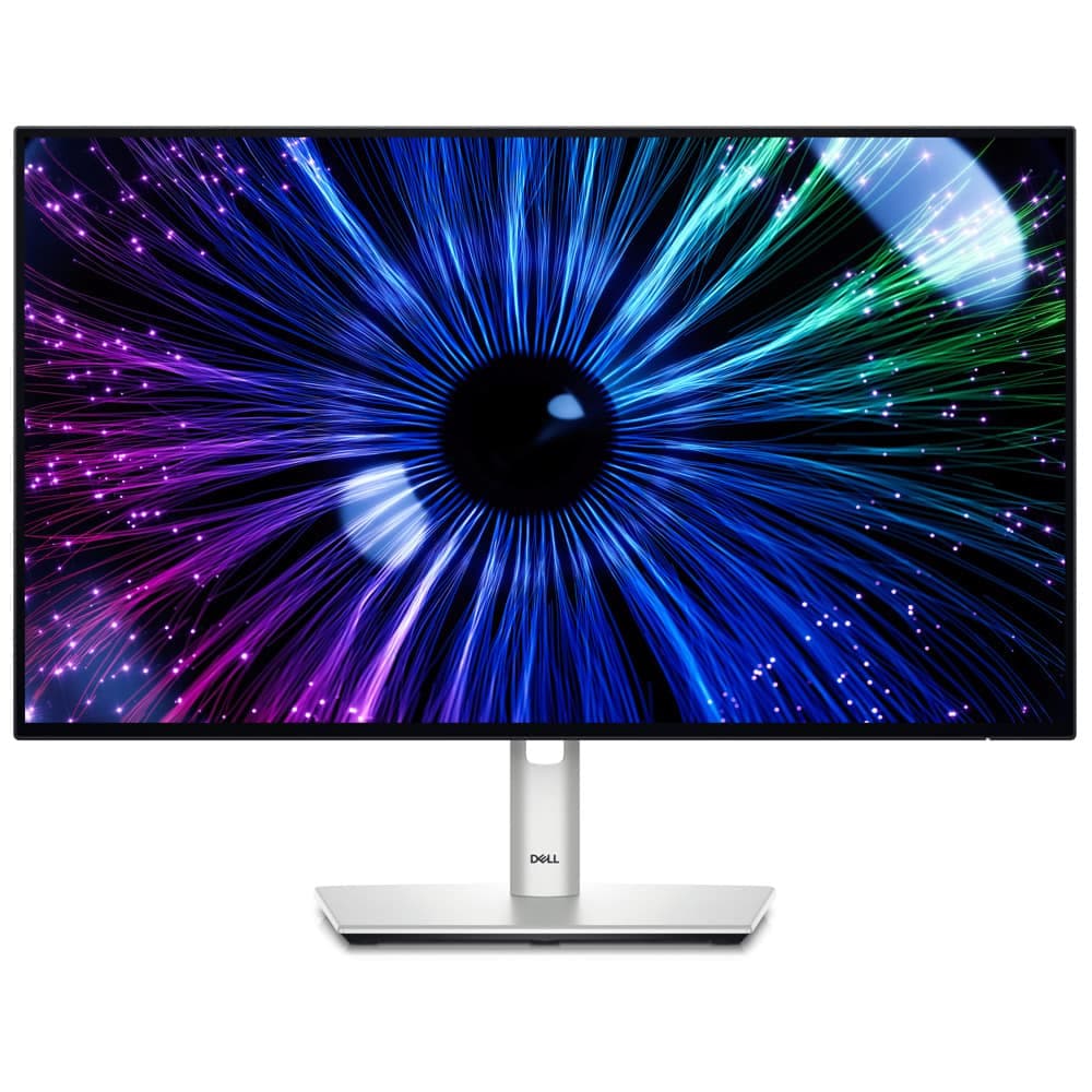Dell U2424HE, 23.8" IPS Anti-Glare, UltraSharp InfinityEdge, 5ms, 1000:1, 250 cd/m2, FullHD 1920x1080, 120 Hz, 100% sRGB, HDMI, DisplayPort, USB-C Hub, USB 3.2 hub, RJ45, KVM ComfortView Plus, Height Adjustable, Pivot, Swivel, Tilt, Black