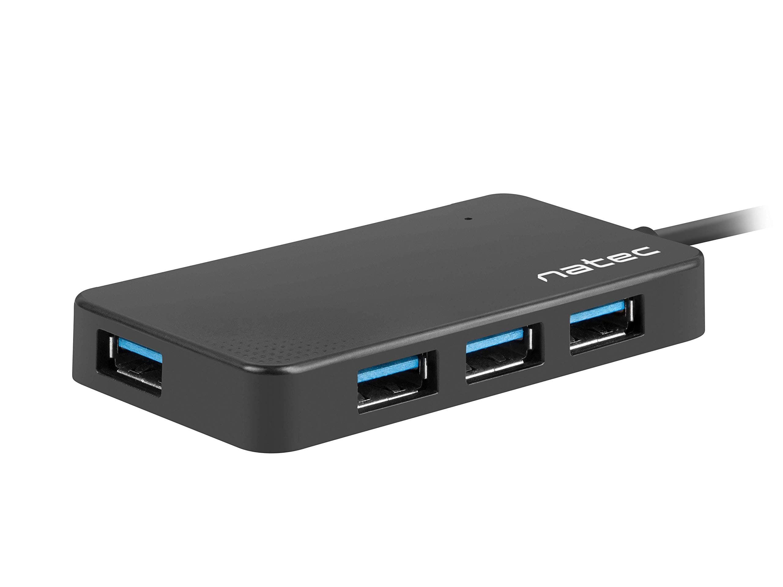 Natec HUB Moth USB 3.0 4-Port Black