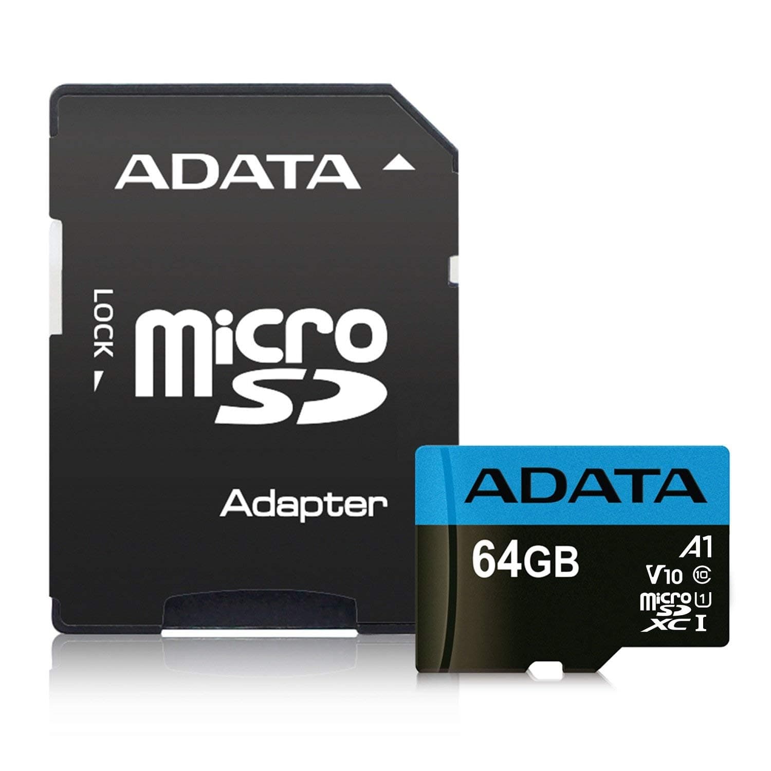 ADATA 64GB MicroSDXC UHS-I CLASS 10 (с адаптер)