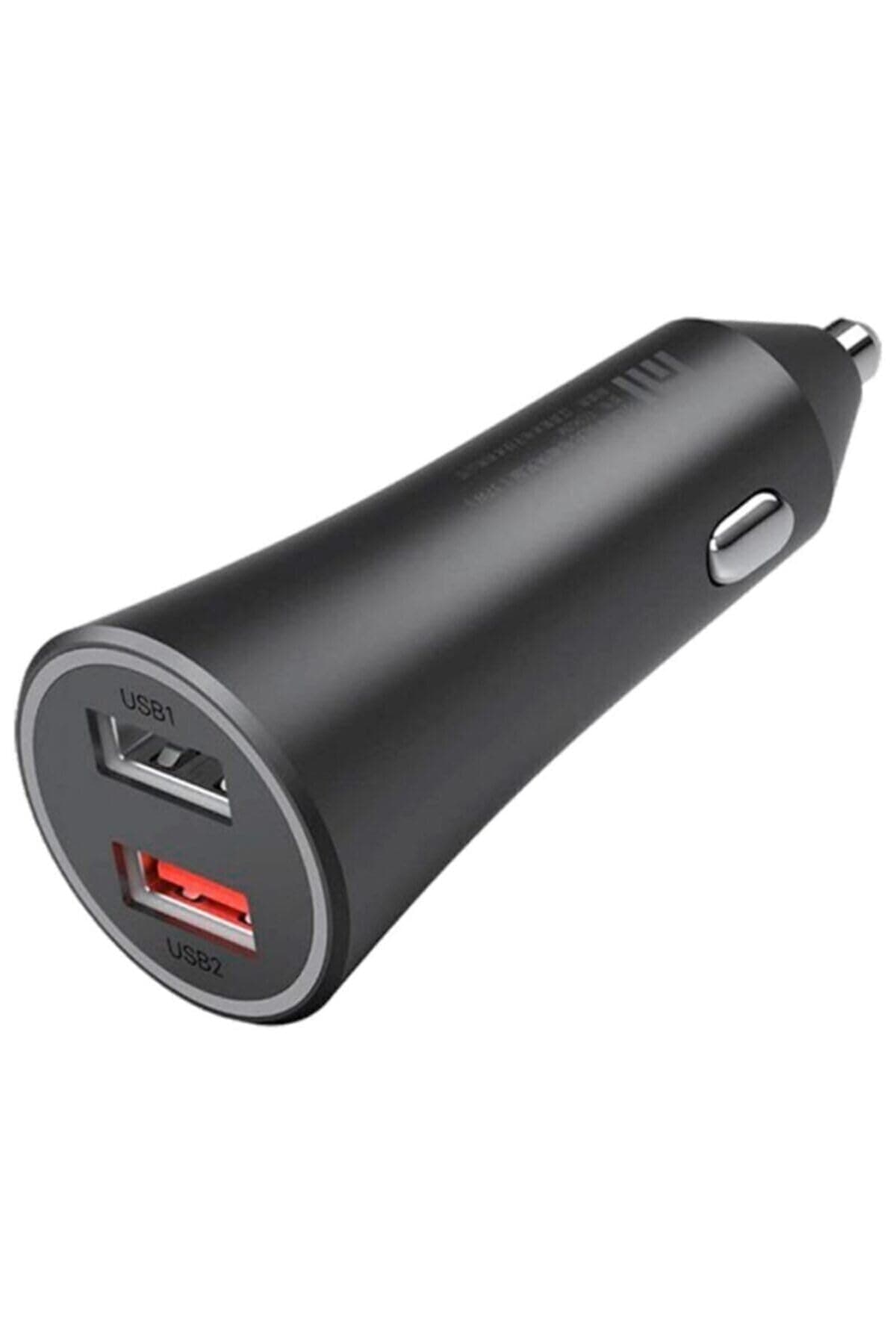 Зарядно устройство Xiaomi Mi 37W Dual-Port Car Charger, от автомобилна запалка към 2x USB Type-A(ж), 45V/2A, 37W, черно