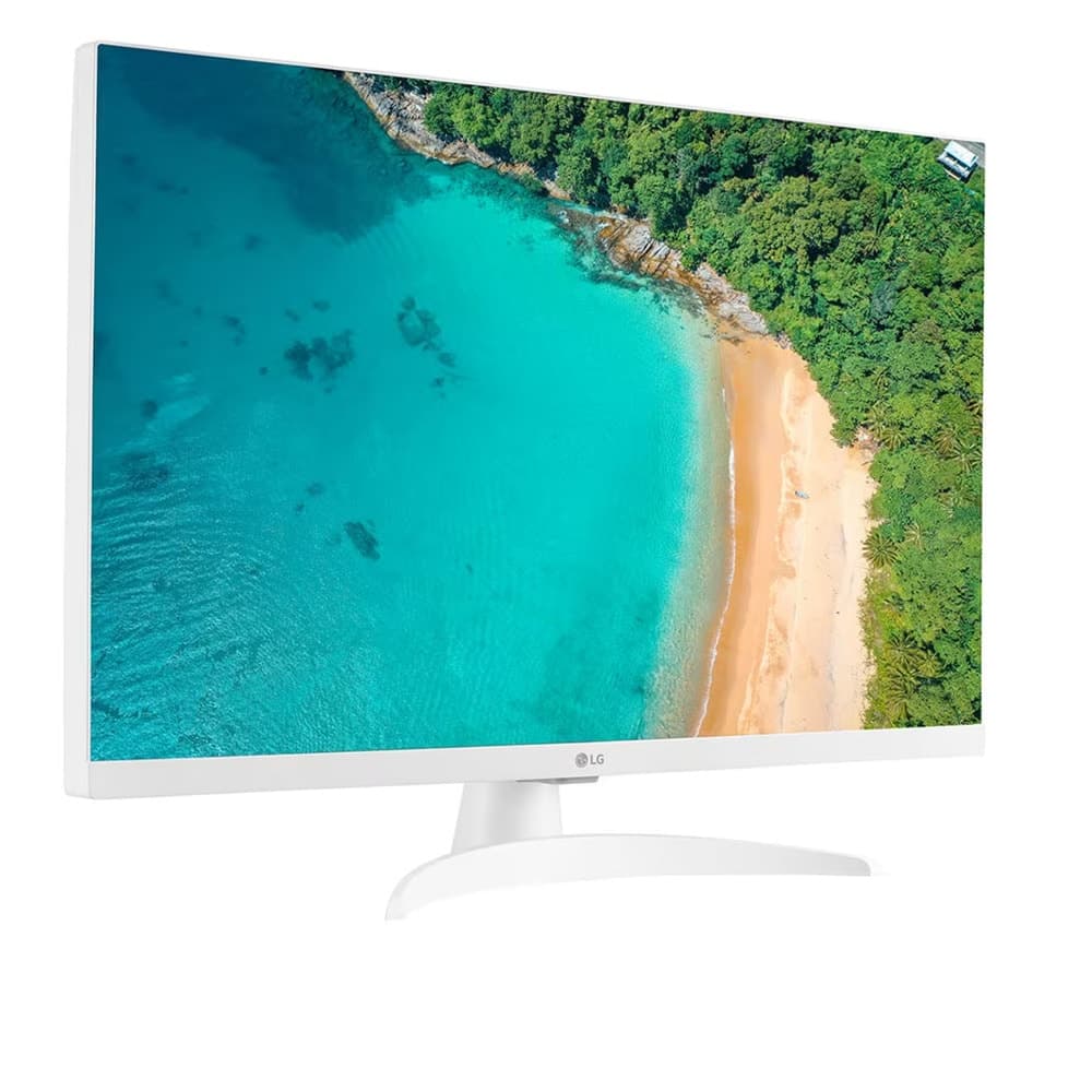 LG 27TQ615S-WZ, 27.0" IPS, Smart webOS, TV Tuner DVB-T2/C /S2, 1000:1, Mega DFC, 250cd, Full HD (1920 x 1080), Wi-Fi, LAN, AirPlay, HDMI, CI Slot, USB 2.0, Bluetooth, AI Sound, Speakers, White