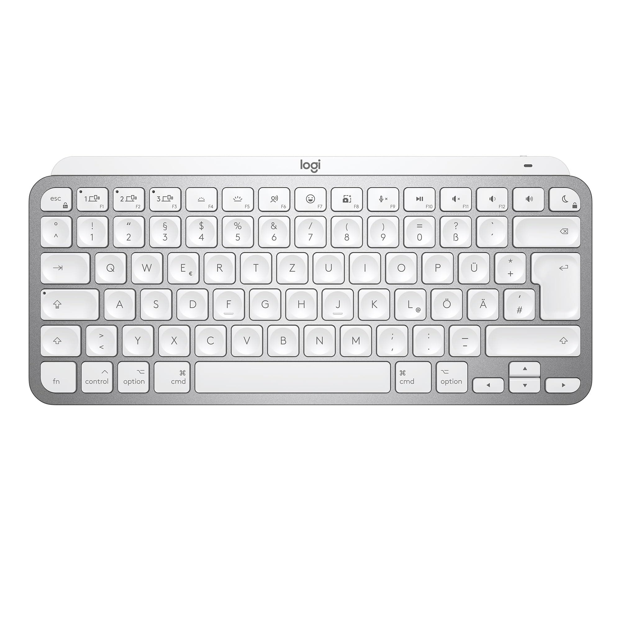 Клавиатура Logitech MX Keys Mini For Mac (920-010526), безжична Bluetooth, сива