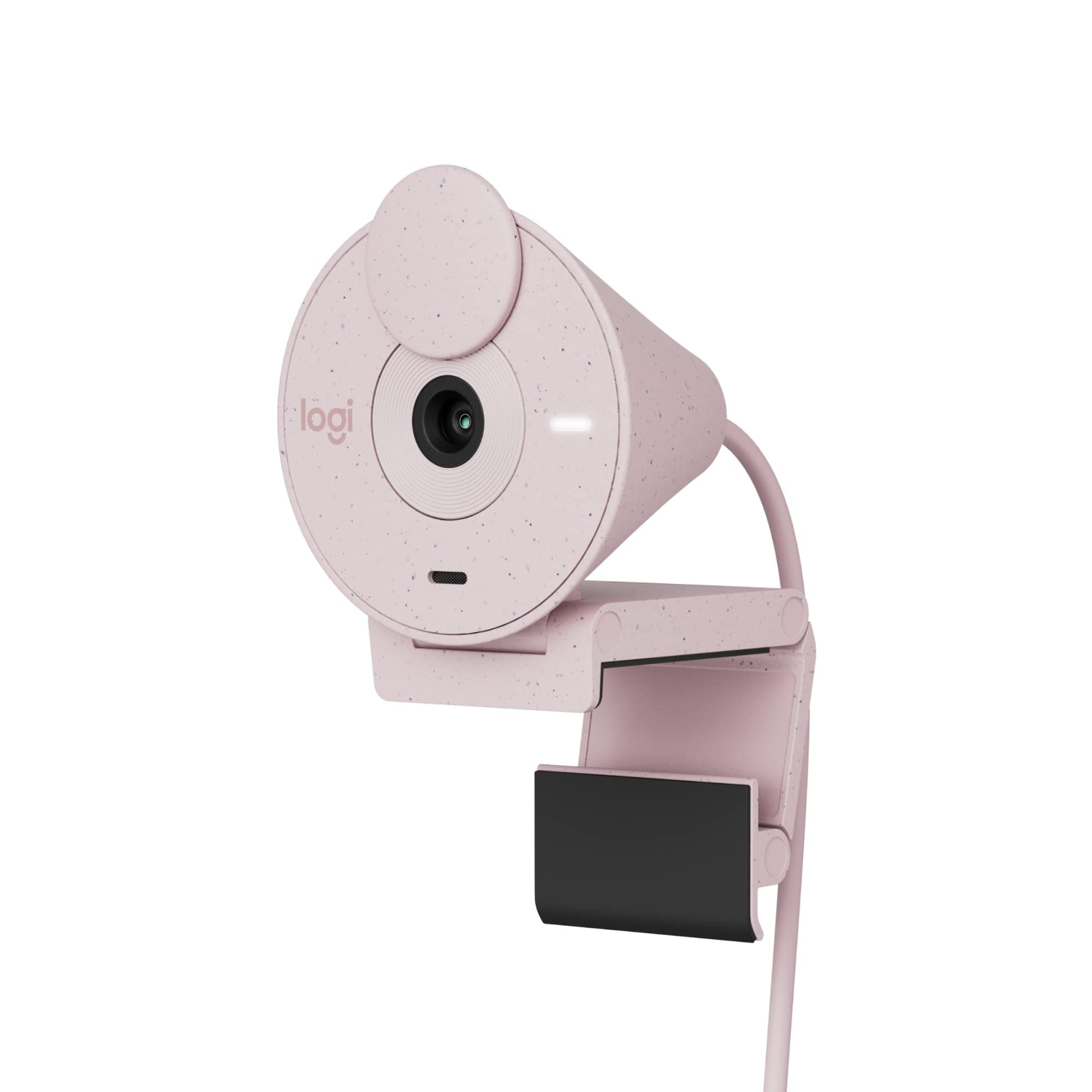 Уеб камера Logitech Brio 300 (960-001448), микрофон, Full HD (1920x1080@30fps), USB-C, розова