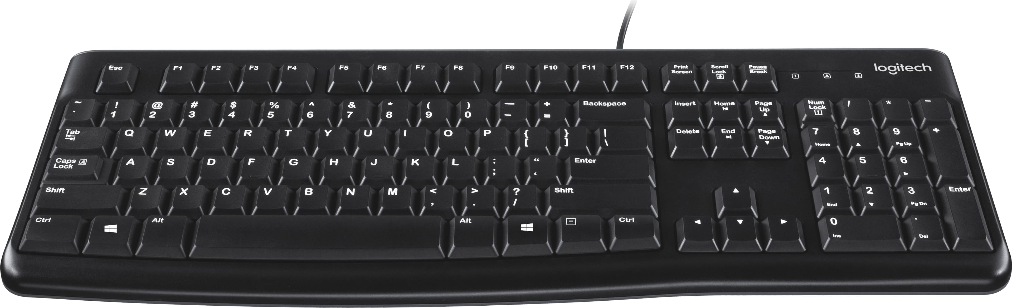 Клавиатура Logitech K120 for Business, US Layout, черна, USB