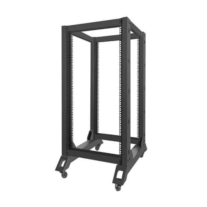 Lanberg open rack 19" 22U 600x800, black