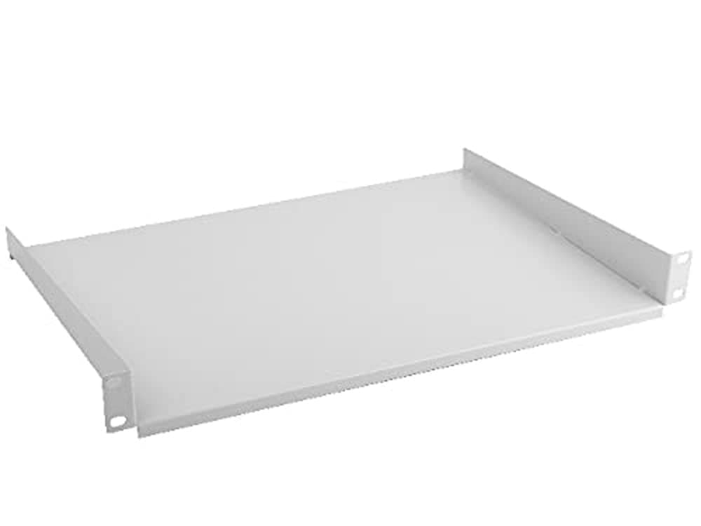 Lanberg 19" fixed shelf 1U / 483x315mm, max load capacity up to 20kg, grey