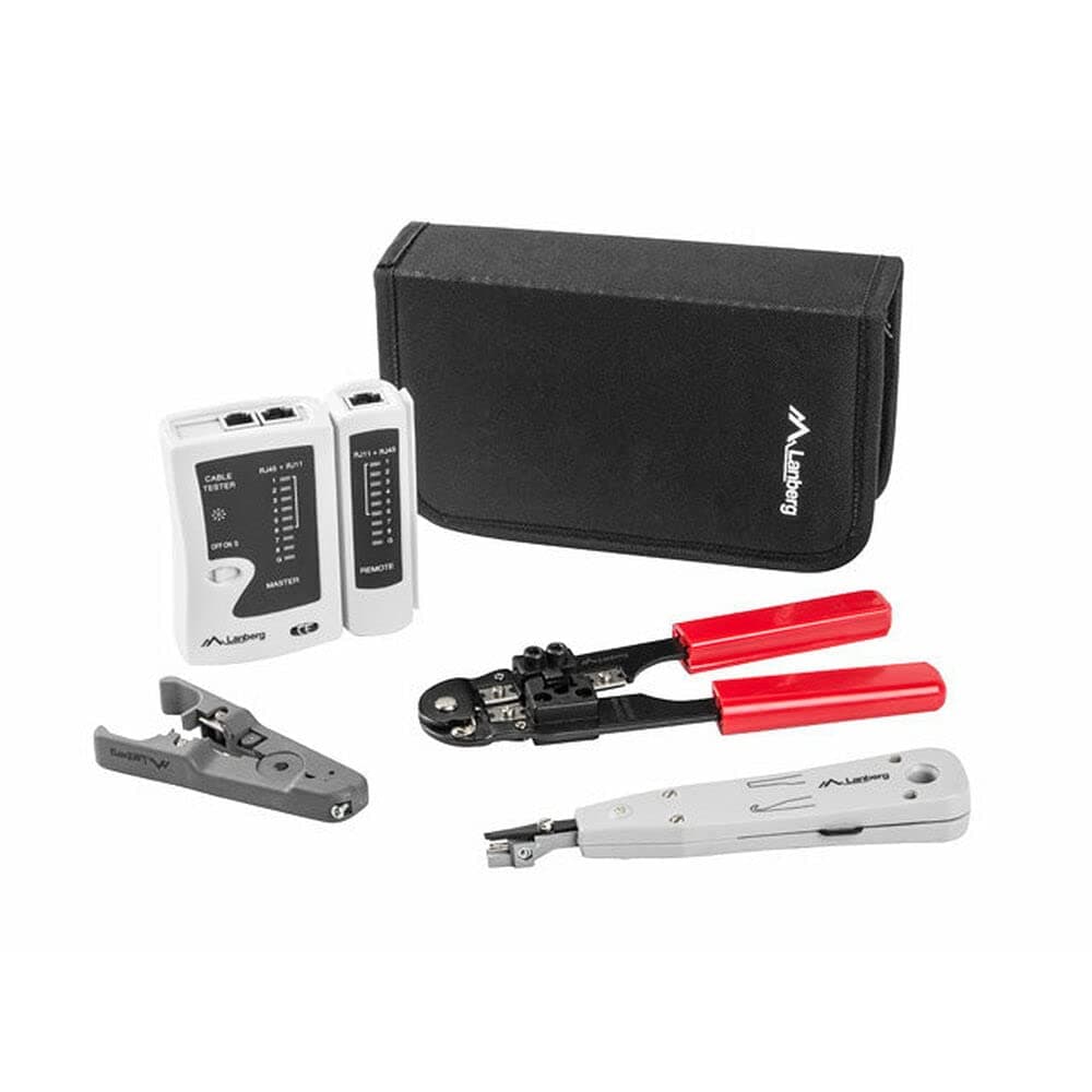 Lanberg network tool case w. network tools and tester