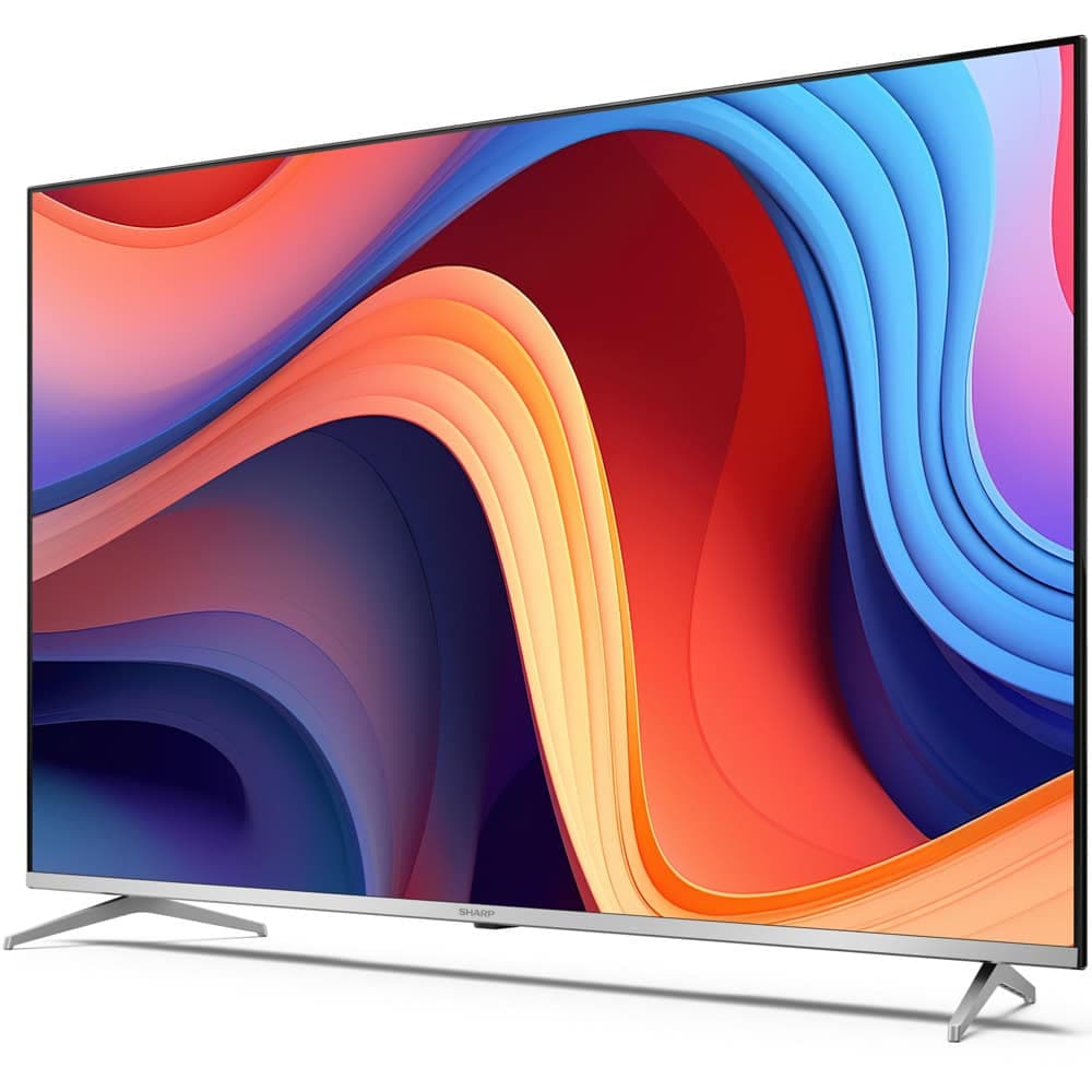 Sharp 55GP6260E, 55" QLED Google TV, 4K Ultra HD 3840x2160 Frameless, AQUOS, DVB-T/T2/C/S/S2, Active Motion 1000, HDR10, Dolby Atmos, Dolby Vision, Google Assistant, Chromecast Built-in, HDMI 2.1 with eARC, 3.5mm Headphone jack / line-out, USB, Wi-Fi, Bl