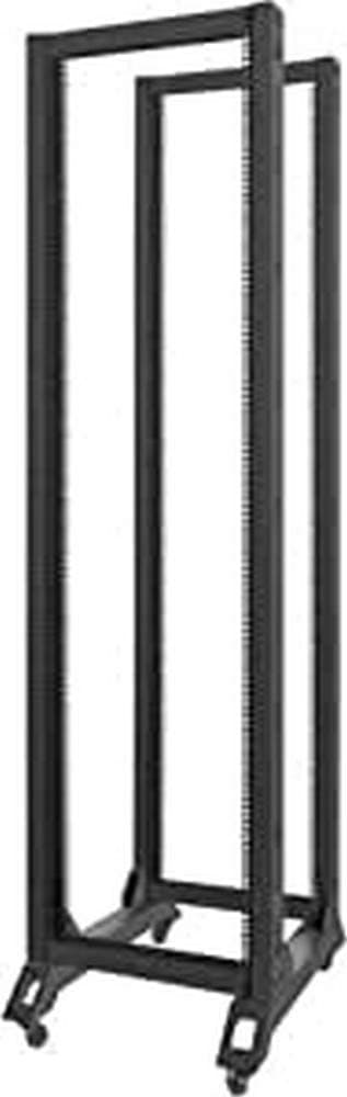 Lanberg open rack 19" 42U 600x800, black
