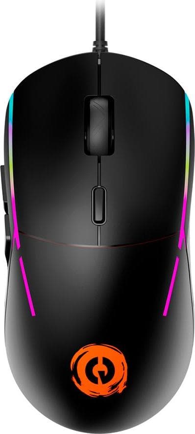 Мишка Canyon Shadder GM-321, оптична (7200dpi), USB, черна, Instant 725F сензор, 6 програмируеми бутона, RGB подсветка