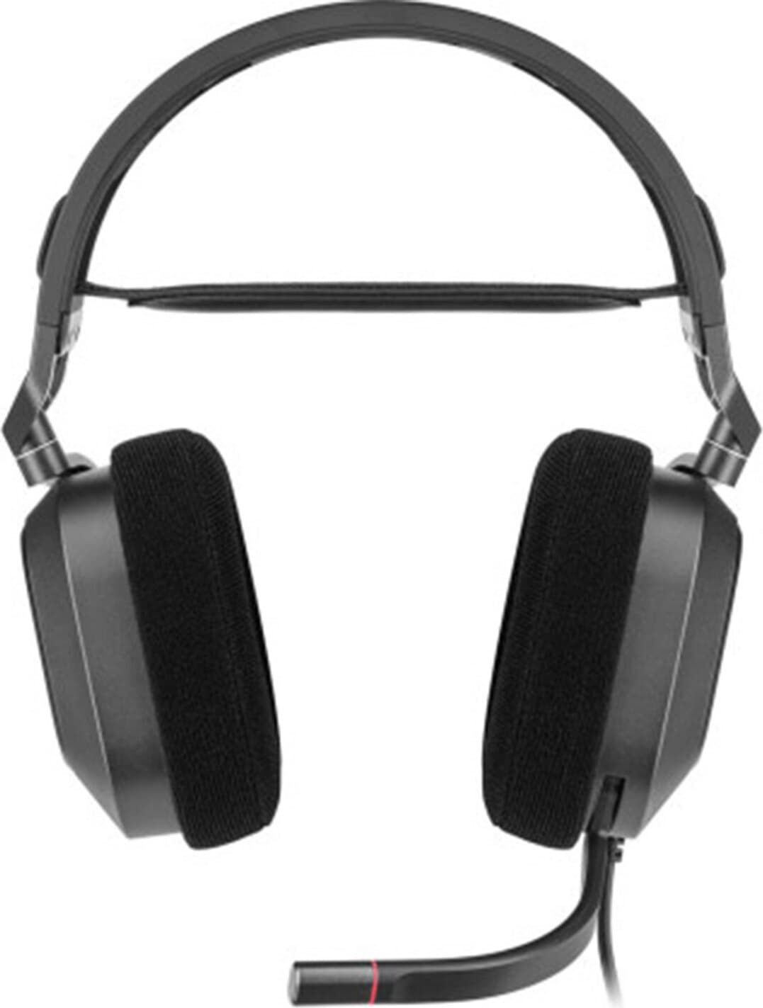 Слушалки Corsair HS80 - Carbon, жични, USB, микрофон, Dolby 7.1 Surround Sound, черен