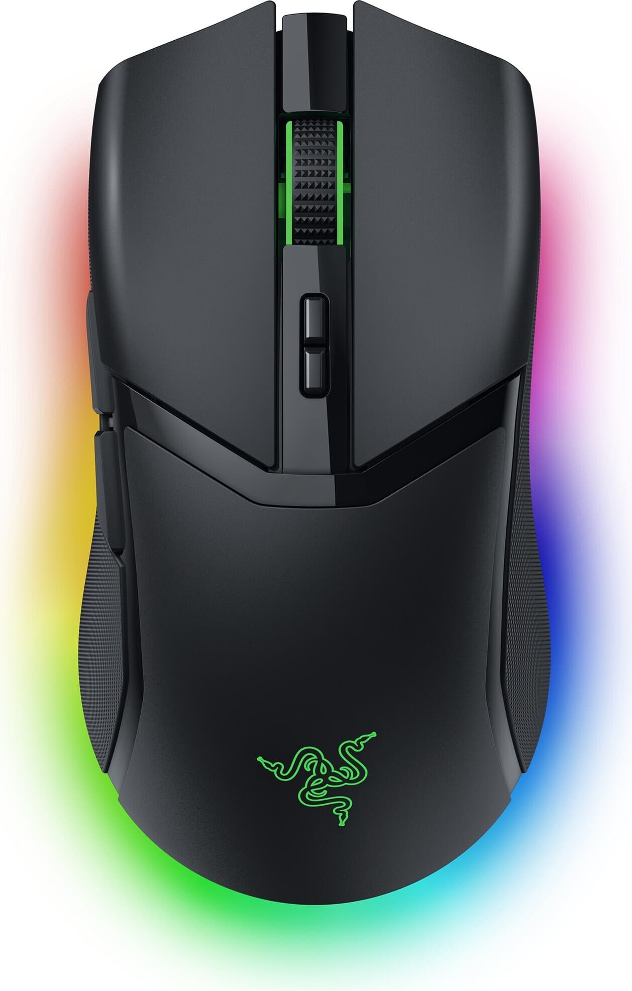 Мишка Razer Cobra Pro, оптична (30000 dpi), безжична, Bluetooth, USB, подсветка, черна