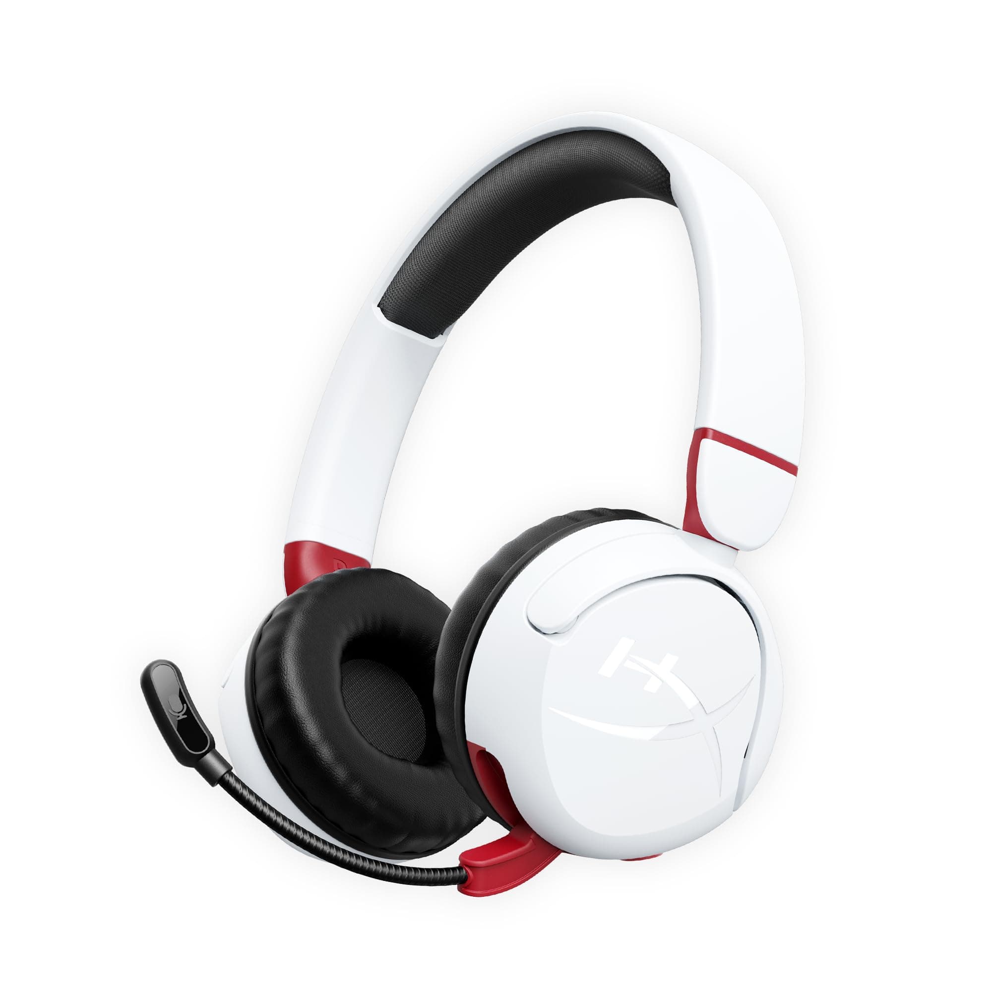 Слушалки HyperX Cloud Mini Wireless, безжични/жични, Bluetooth, Jack 3.5mm, микрофон, до 25 часа време на работа, 30mm неодимови мембрани, бели