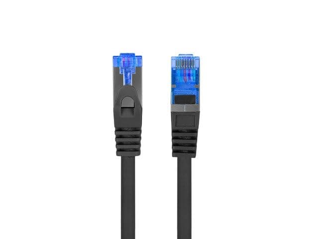 Lanberg patch cord CAT.6A FTP LSZH CCA 2m Fluke Passed, black