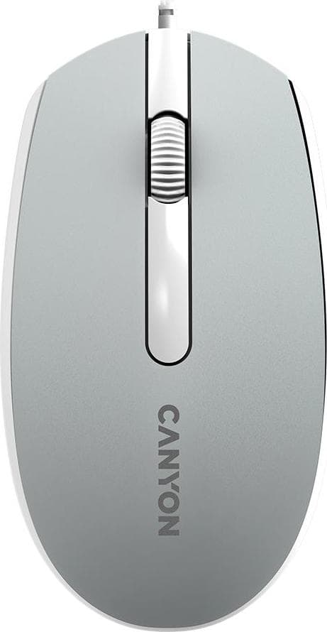 Мишка Canyon M-10 (CNE-CMS10DG), оптична (1000dpi), USB, сива