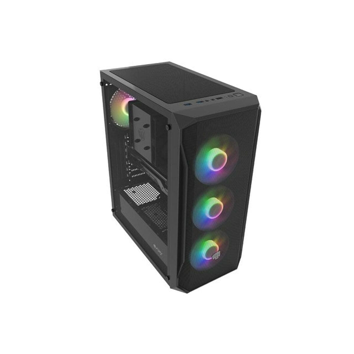 Fury PC Case Shobo SH4F RGB Midi Tower, Window, Black