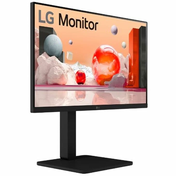 LG 24BA550-B, 23.8" IPS LED AG, 200cd/m2, Full HD 1920x1080, 100Hz, sRGB 95%, D-Sub, Display Port, HDMI, USB 5 Gbps, Speaker 2W x 2, Tilt, Height, Swivel, Pivot, Reader Mode, LG Switch app, Black