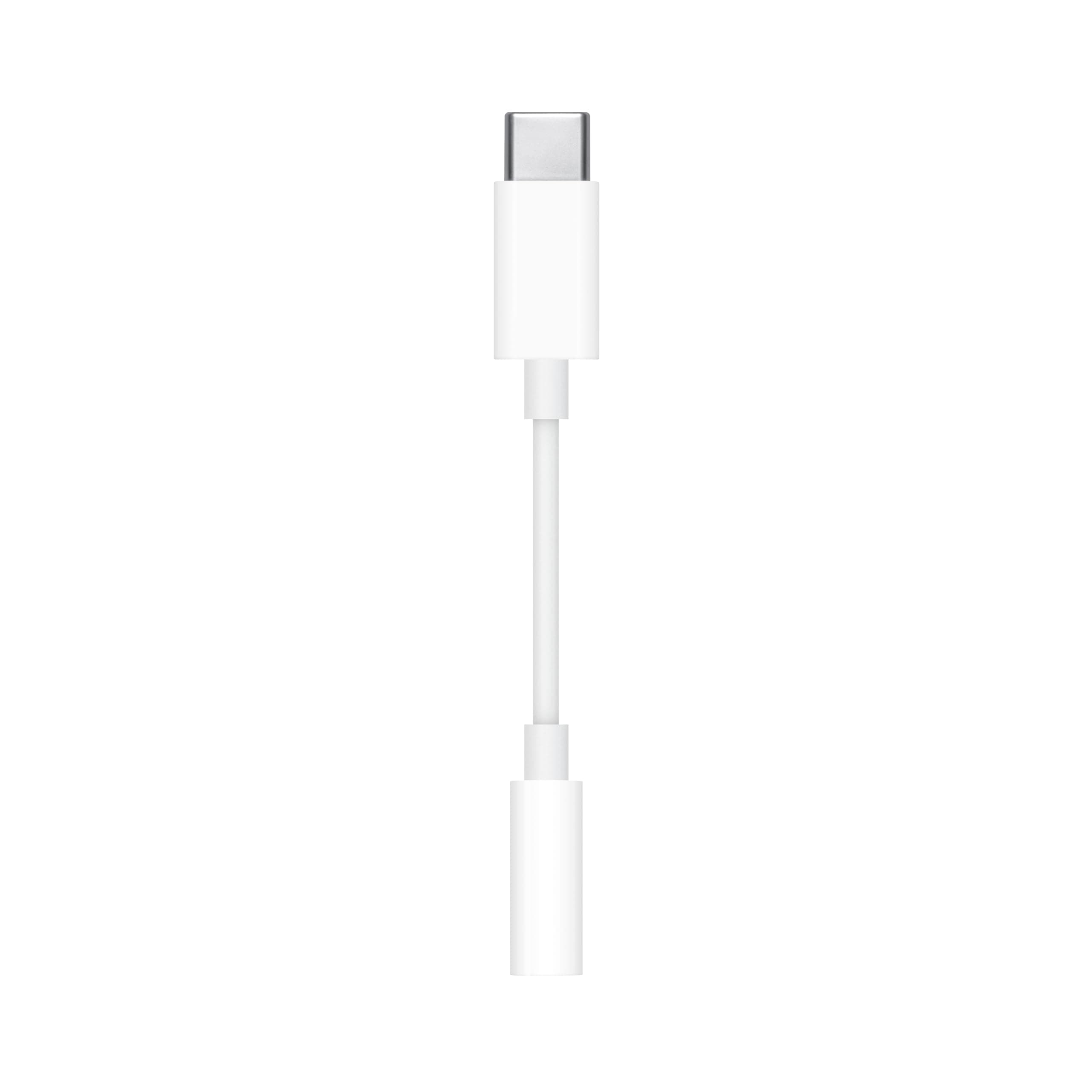Адаптер Apple от Lightning към 3.5мм жак, бял