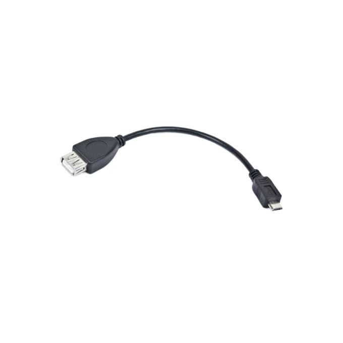 Кабел Lanberg, от USB micro-b(м) към USB-A(ж), 0.15m, черен, 50бр