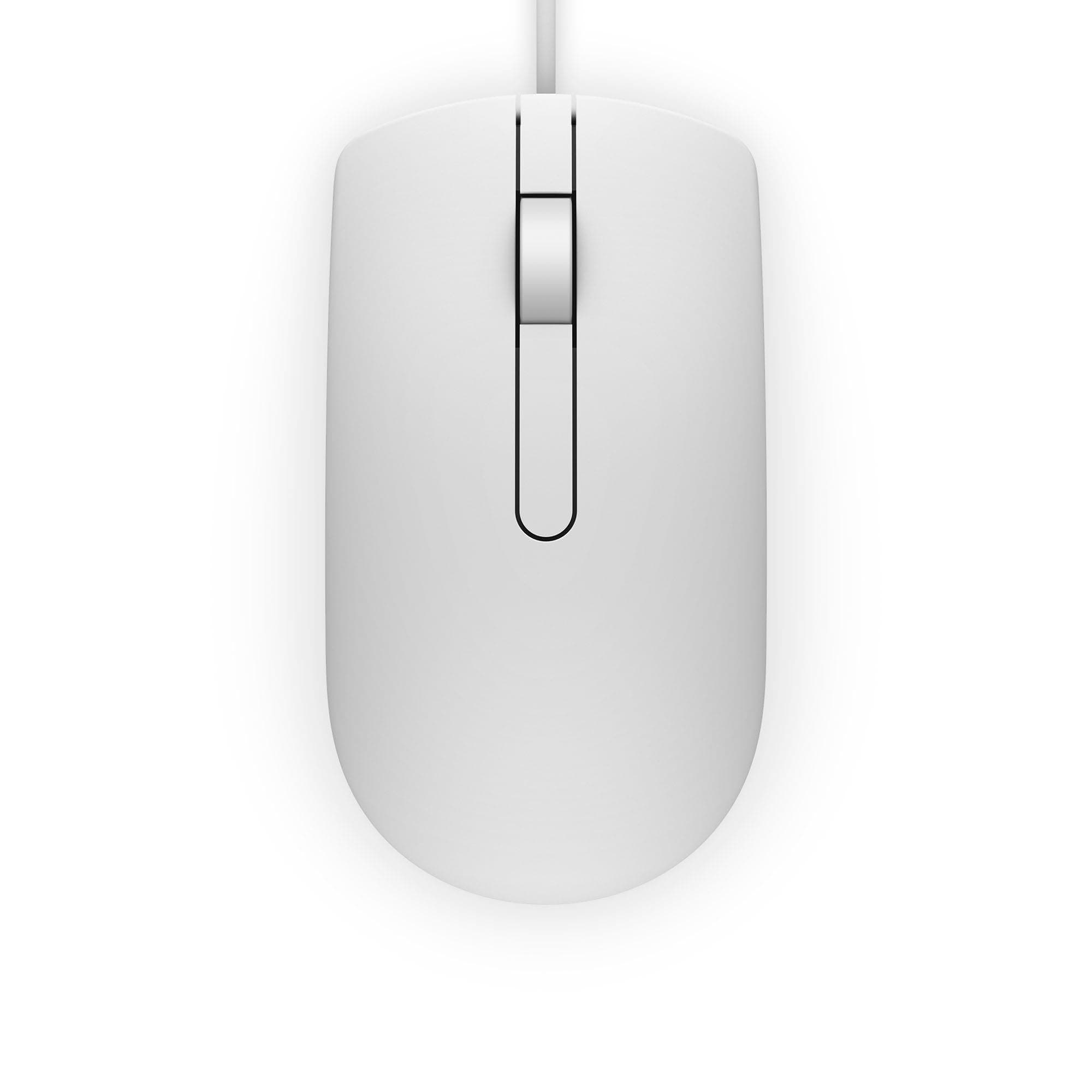 Мишка Dell MS116, оптична (1000 dpi), USB, бяла