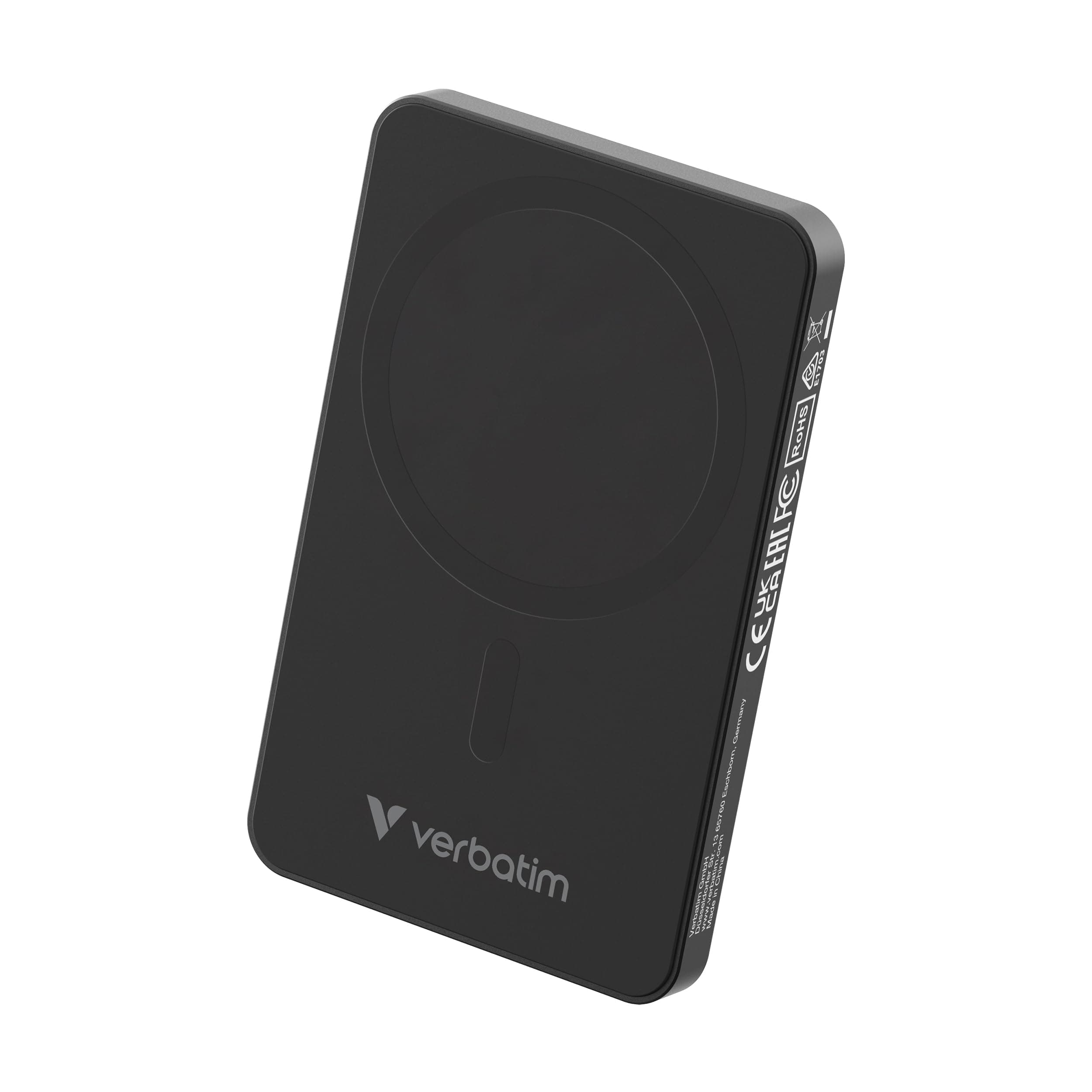 Verbatim Charge 'n' Go Essentials Power Bank Magnetic Wireless 5000mAh Черен